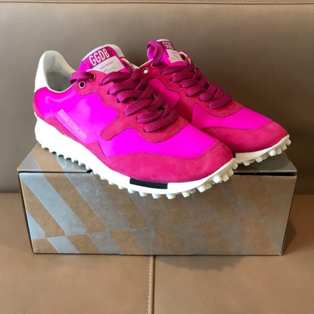 Brand New Golden Goose Pink Starland Sneakers